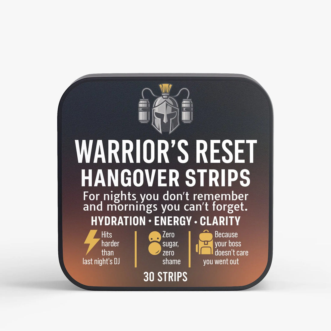 Warrior’s Reset Hangover Relief Strips: The Spartan Way to Conquer the Morning After - Resolve Supplements