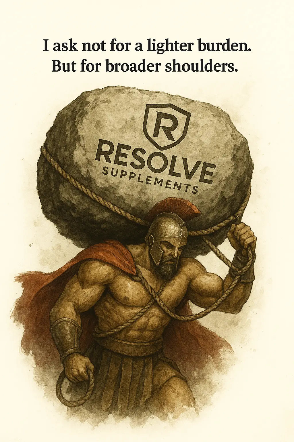 ⚔️ I Ask Not for a Lighter Burden — But for Broader Shoulders - Resolve Supplements