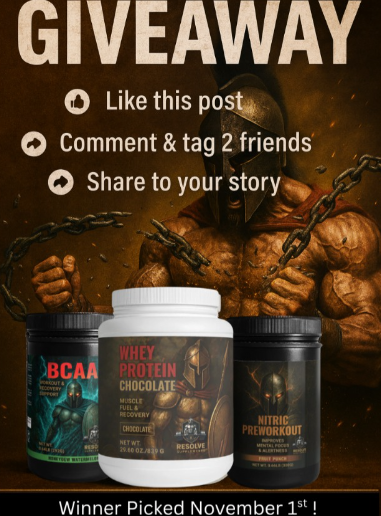 🏆 Resolve Supplements’ First Giveaway — Winner Announced!