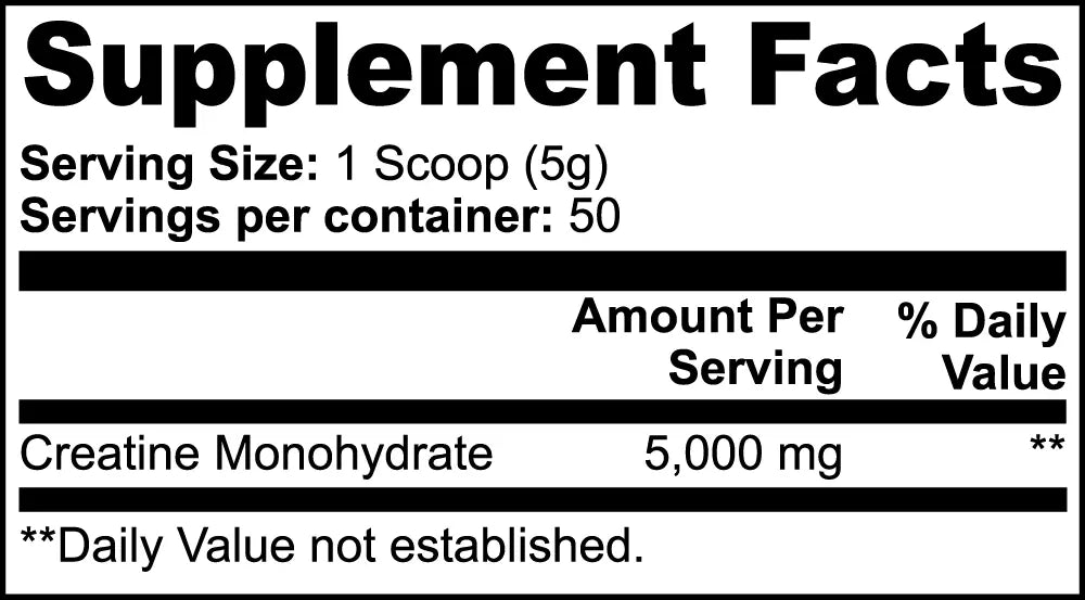 Creatine Monohydrate – Unflavored My Store