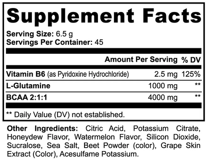 BCAA Post Workout Powder – Honeydew & Watermelon Flavor My Store